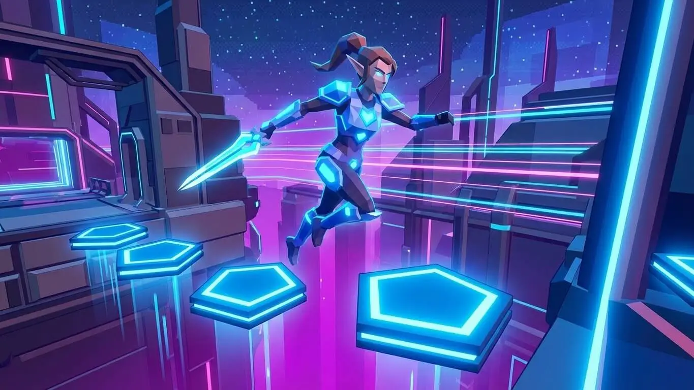 Orio AI-generated fantasy platformer game